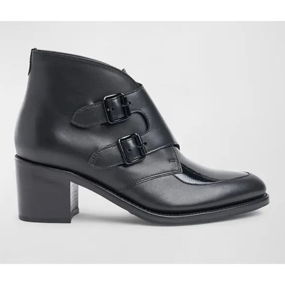 The Office of Angela Scott Miss Joan Midheel Bootie Sz. 38.5 (US 8.5)